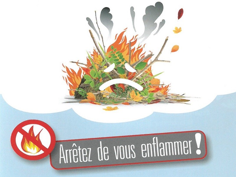 Interdiction brûler les déchets