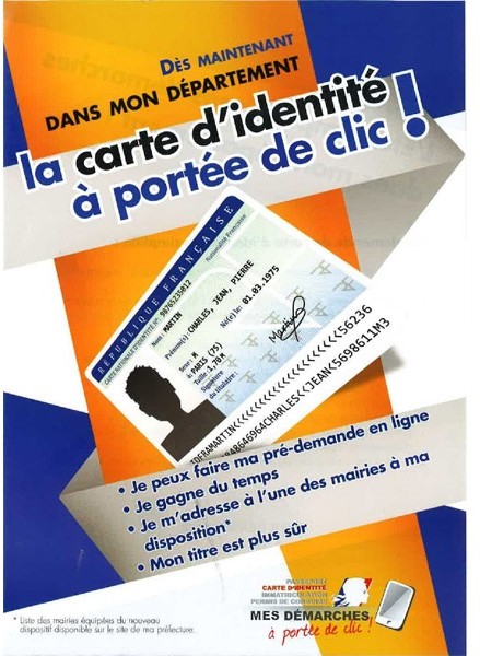La carte d'indentité à portée de clic La carte d'indentité à portée de clic