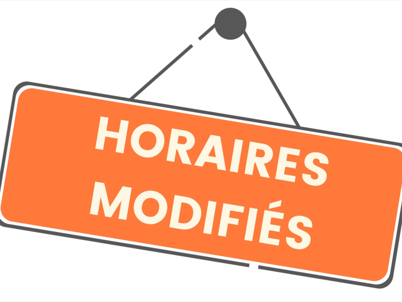 Horaires été